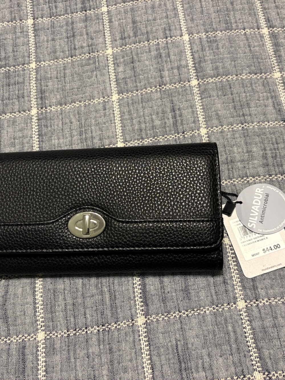 mundi Black Vegan Leather Wallet